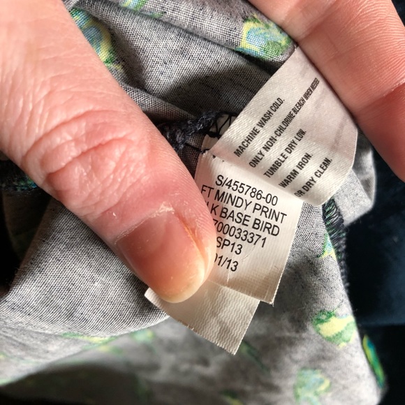 Gap Bird Print Shirtdress EUC - Picture 6 of 6
